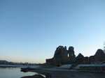 SX17073 Ogmore Castle covered in frost.jpg